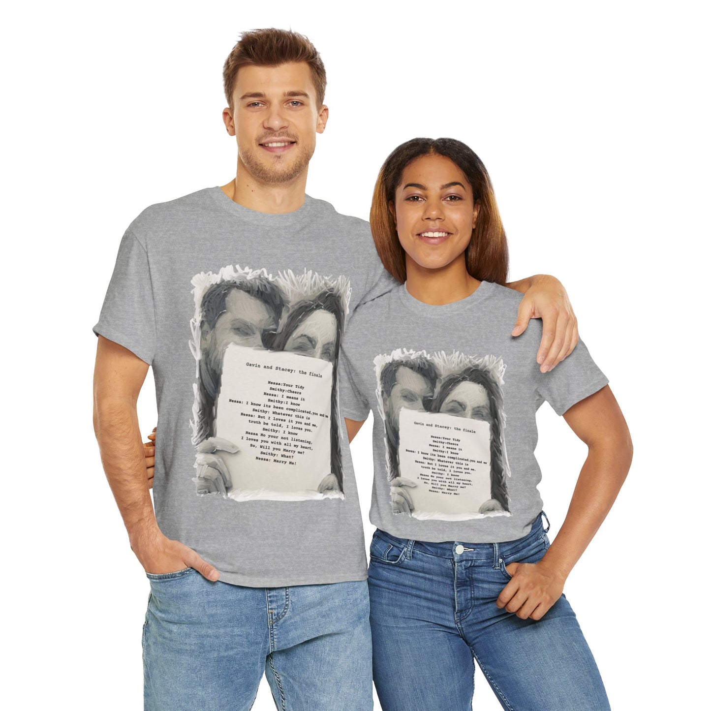 Will You Marry Me?" Gavin and Stacey Proposal T-shirt