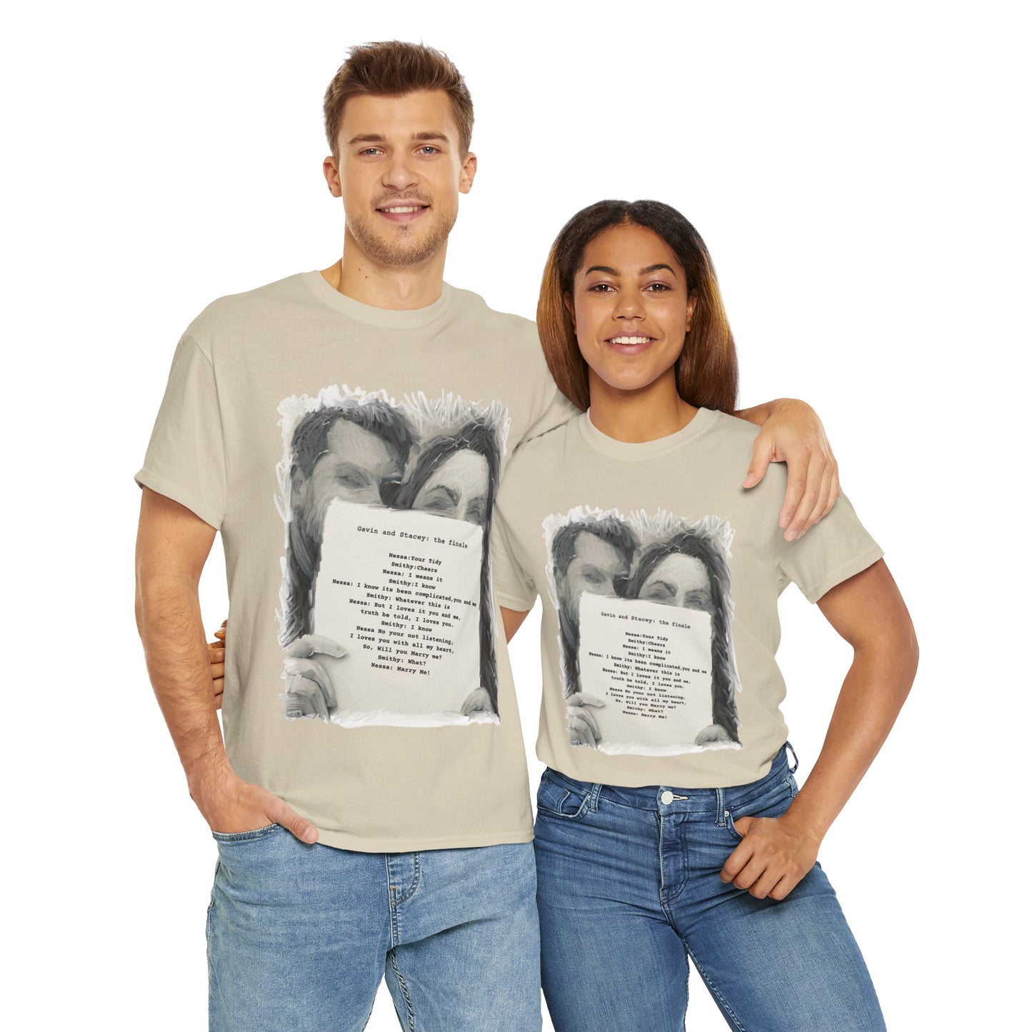 Will You Marry Me?" Gavin and Stacey Proposal T-shirt