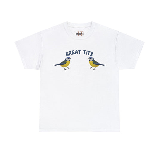 Great Tits" Tee - Celebrate the Sights of Summer