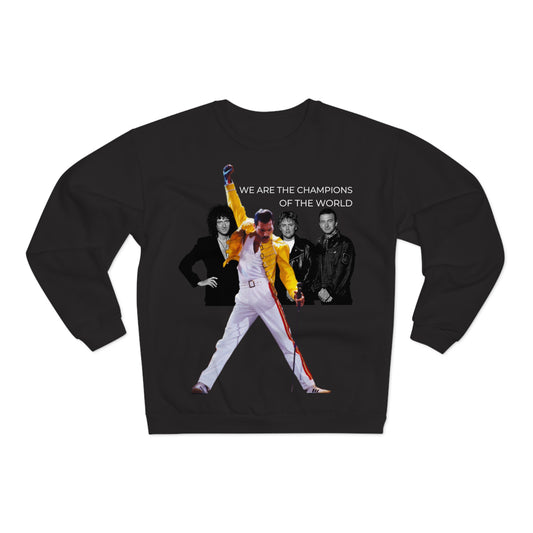 Queen, Freddie Mercury, Unisex Crew Neck Sweatshirt